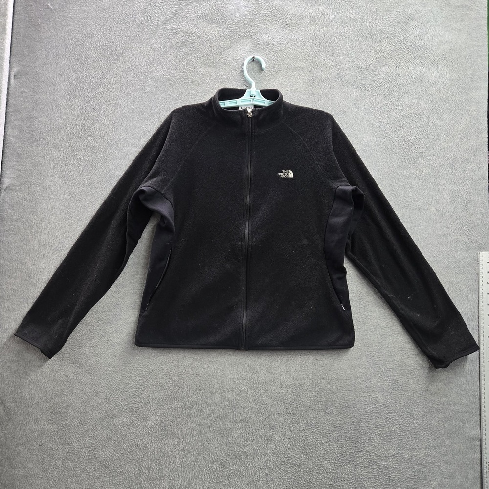 The North Face Women Jacket XL Black Fleece Flight Series Polartec READ